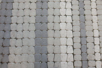 Texture of gray stone tiles