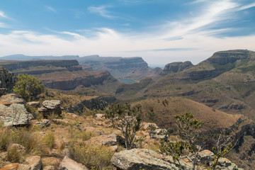 Fototapeta na wymiar Three Rondavels, Panorama Route, South Africa