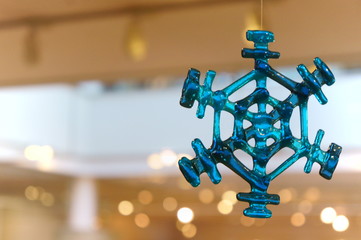 雪の結晶 ガラス 飾り 冬