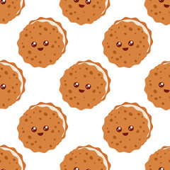 Big cute cookie pattern