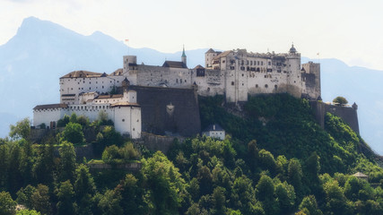Fototapeta na wymiar Salzburg - Festung Hohensalzburg, Österreich