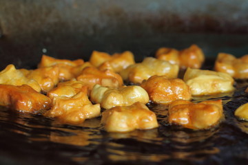 Patongko,Chinese Donut or Chinese Bread stick.White Sugar Sponge Cake,oil-fried pastry,
