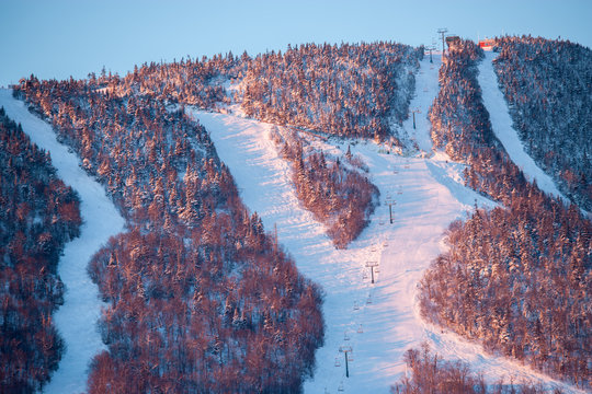 Ski Trails At Mt. Mansfield, Stowe Mountain Resort, Stowe, Vermont