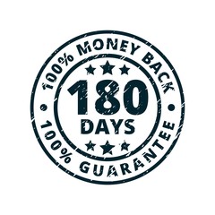 180 Days Money Back  Guarantee illustration