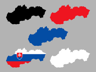 Slovakia map 