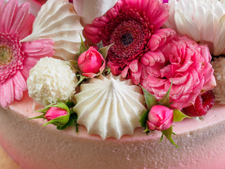 Tasty cakes colorful desert