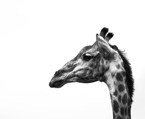 Fine art portrait of a giraffe