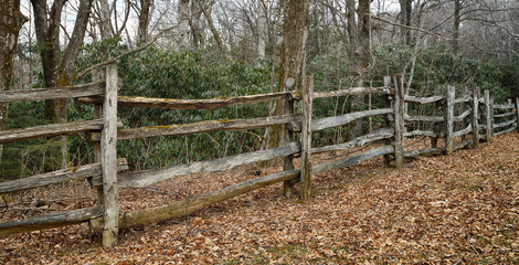 "Mid Century Appalachian Black Locust Split Rail Fence on the Blue Ridge Parkway" ZDS Americana Fences Gallery