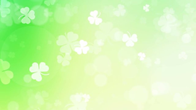 Abstract Clover Leaf Background, St Patric Day