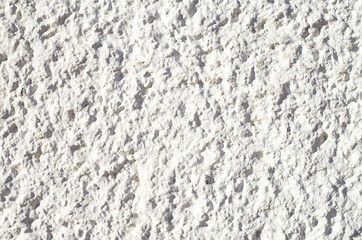 New white plaster closeup
