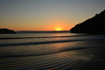 Obraz premium sunrise in Ubatuba