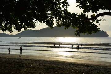 Fototapeta na wymiar Pereque beach in Ubatuba