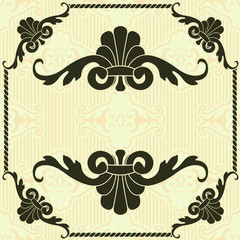 The vector image Vector vintage background