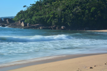 Red beach in Ubatuba