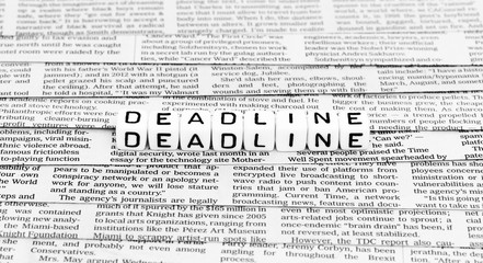 Obraz premium Deadline