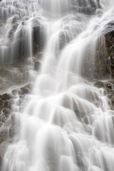 Naklejka na ściany i meble Waterfall in Transfagarasan mountains , Romania 