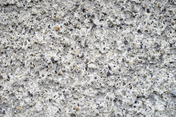 New grey relief plaster closeup