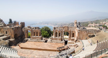 Greek theater in Taormina