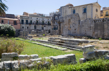 Temple of Apollo in Syracuse, Sicily