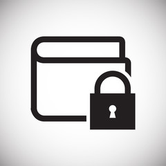 Wallet icons on white background for graphic and web design, Modern simple vector sign. Internet concept. Trendy symbol for website design web button or mobile app