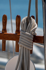 Yachting  detail on board 