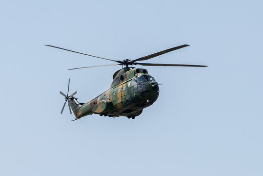 Romanian Air Force IAR-330M Puma Helicopter, Military Air Force 