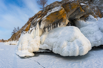 Lake Baikal in winter