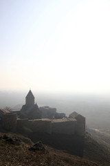 Landscape of Khor Virap monastery