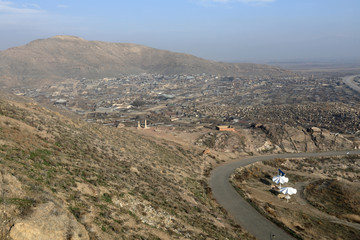 View of Lusarat village