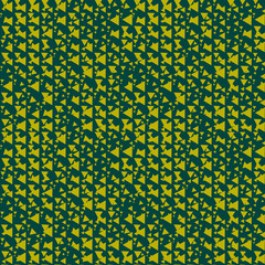 Abstract seamless pattern with chaotic small triangles. Infinity triangular messy geometric pattern. Vector illustration.    