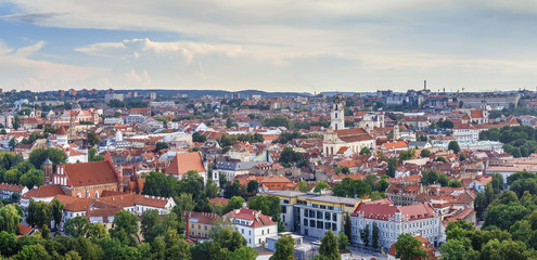Fototapeta na wymiar View of Vilnius, Lithuania