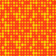 Halftone seamless abstract background with rhombuses, squares. Infinity geometric pattern. Vector illustration.     