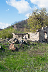 ruins of an old building