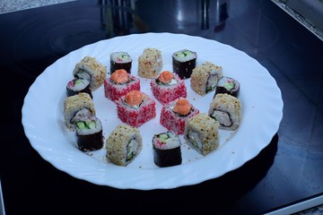 sushi chair ,   суши на стуле , суши на кресле 