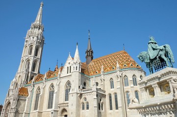Traveling in Europe. Budapest Hungary beautiful temple