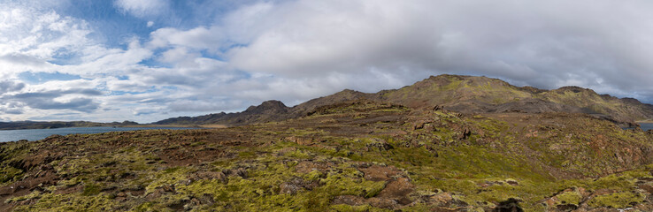 Kleifarvatn Lake on the Reykjanes Peninsula in Iceland