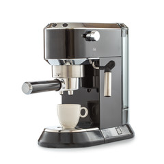 coffee maker on isolated white background