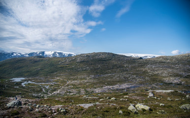 Hiking to the Trolltunga