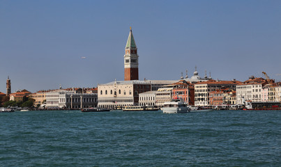 Fototapeta na wymiar Tower of San Marco in Venice, Italy