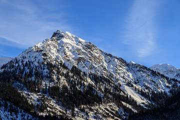 Blick zum Älplekopf