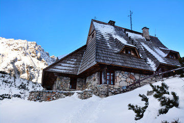 Górski schronisko w Tatrach, Polska