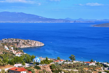 Fototapeta na wymiar Greece-view of Tolo and coast Peloponnese