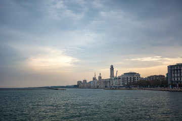 the city of Bari, capital of the province of Puglia in southern Italy