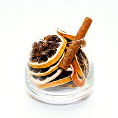 dried fruit in a glass