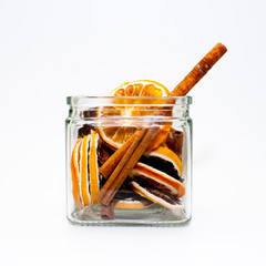 dried fruit in a glass