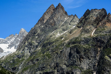 Fototapeta na wymiar Tour de Mont Blanc. Alpy, Szwajcaria, Europa
