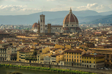 Fototapeta na wymiar Cathedral Santa Maria del Fiore in Florence, Italy