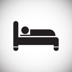 Trauma hospitalization icon on white background for graphic and web design, Modern simple vector sign. Internet concept. Trendy symbol for website design web button or mobile app