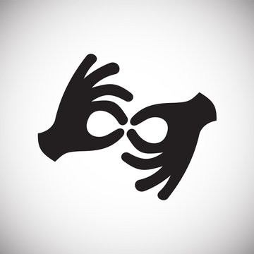 Deafness icon on white background for graphic and web design, Modern simple vector sign. Internet concept. Trendy symbol for website design web button or mobile app