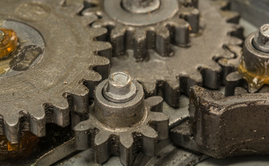 gears made from cast zinc metal